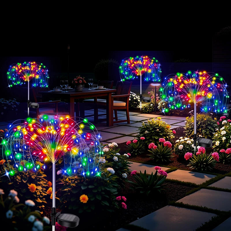 Solar Firework Fairy Lights – Waterproof LED Garden Stake Solar Garden Lights HIP