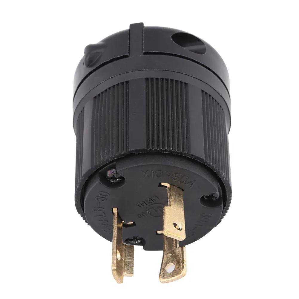 NEMA L6-30P Plug Plug Connector Twist Lock Generator Plug NEMA L6-30P 30A 250V 3 Wire Twist Lock Electrical Plug Connector HIP