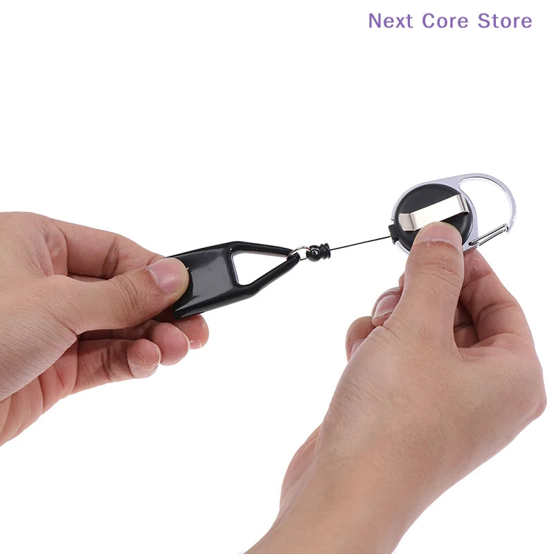 Silicone Lighter Leash Retractable Keychain Clip Holder Lighter Keychain Holder HIP