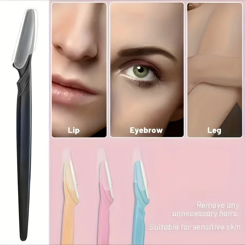 6/12 Pc Portable Eyebrow Trimmer Razors – Face Hair Remover Eyebrow Trimmer Razor HIP
