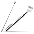 Telescopic Stainless Steel Back Scratcher – Extendable Back Scratcher HIP C630-silver 1pcs