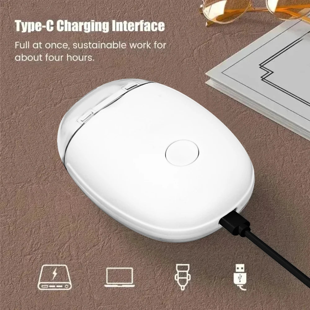 2-in-1 Electric Nail Clipper & Grinder with LED Light Electric Nail Trimmer HIP
