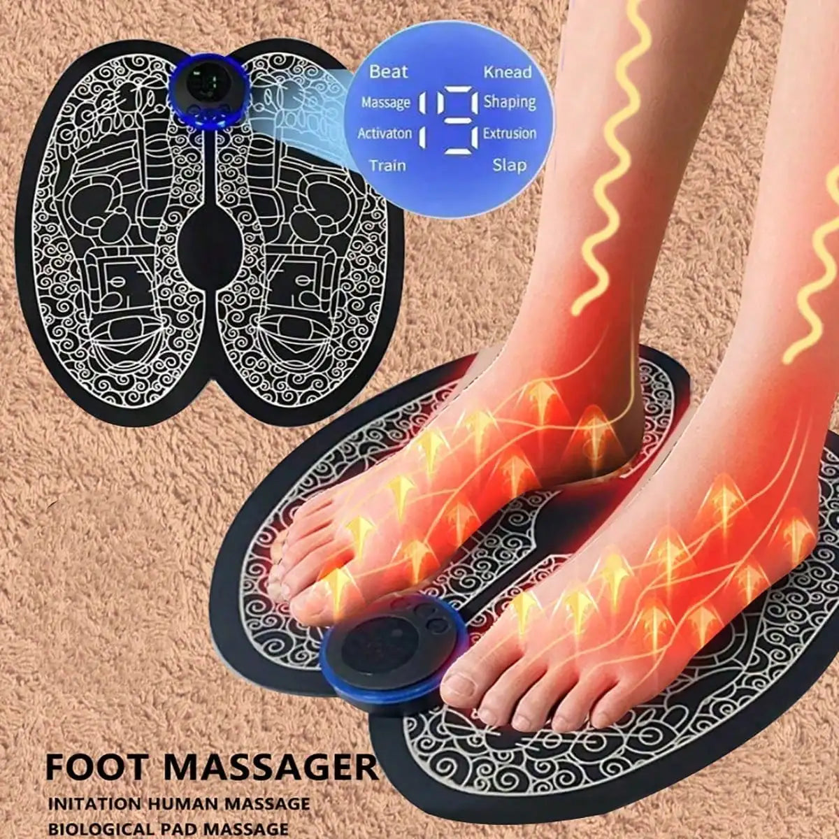 Rechargeable Electric Foot Massager – Relax & Revive Electric Foot Massager HIP