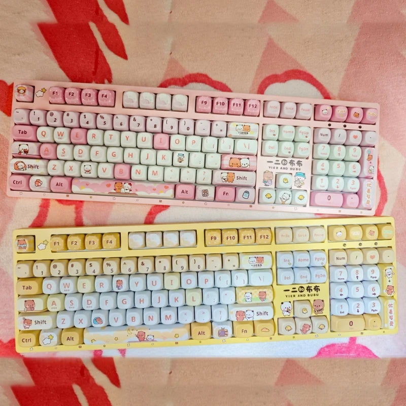 Panda Bubu & Dudu Cartoon Keyboard & Mouse Set | Cute Gift Cartoon Keyboard Mouse Set HIP