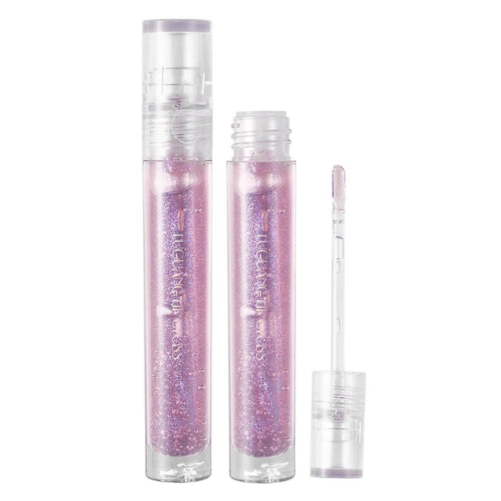Shiny Pearl Moisturizer Color-changing Lip Gloss Transparent 3D Holographic Lip Plumping Oil Lip Make Up Plumper Nutritious Care HIP