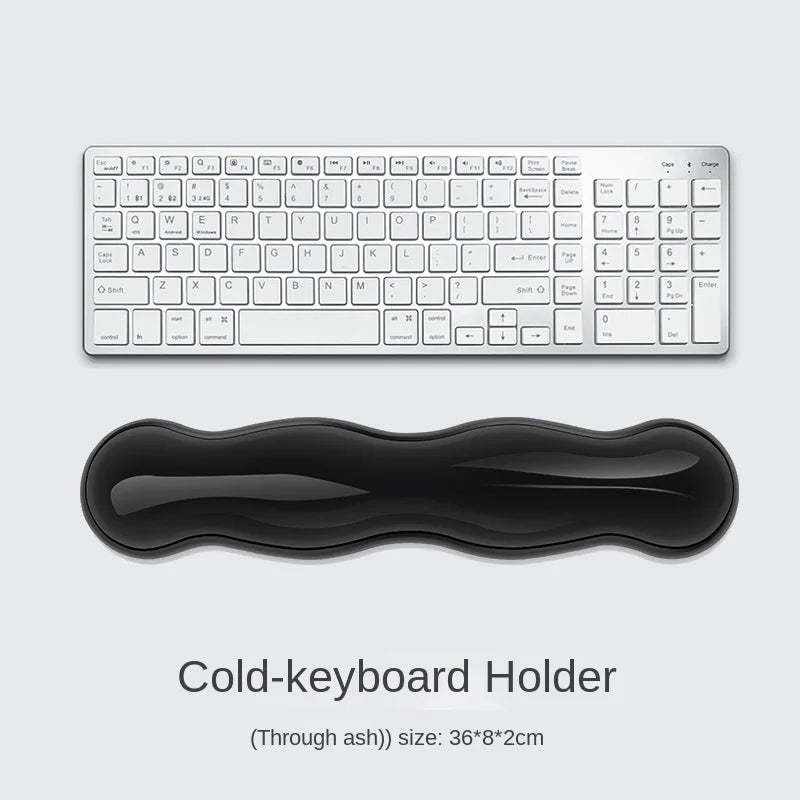 Ergonomic Mouse Pad with Wrist Rest – Silicone Desk Mat Ergonomic Mouse Pad HIP Keyboard holder B
