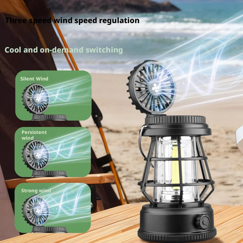 ESMARTER Vintage Rechargeable Camping Lantern | Portable LED Camping Lantern HIP