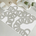 Modern Geometric Area Rug – Soft Non-Slip Floor Mat Area Rug HIP 1 50x80cm-Felt