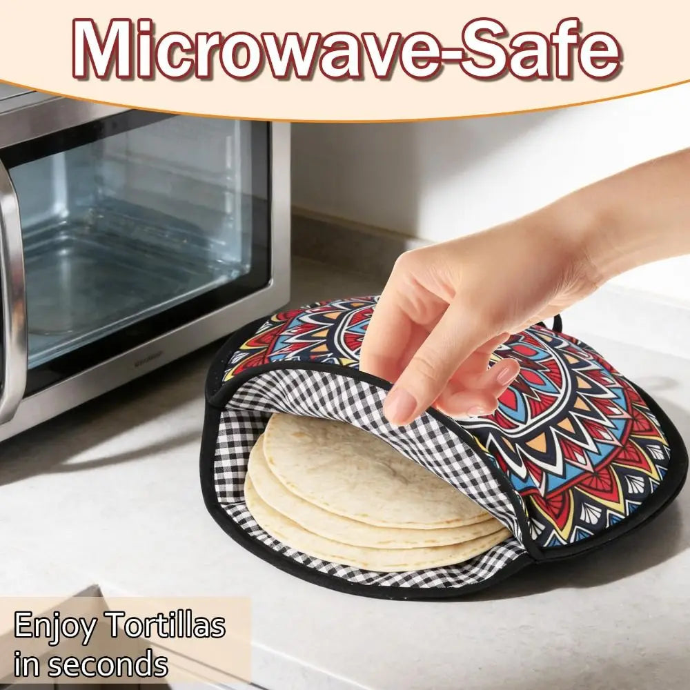 12-Inch Microwavable Insulated Tortilla Warmer Pouch Tortilla Warmer Pouch HIP