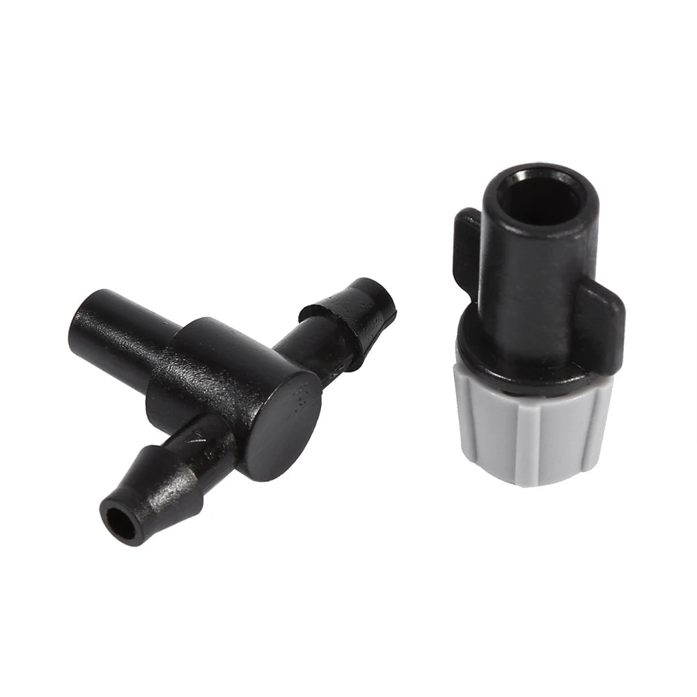 20pcs Sprinkler Heads Atomizing Nozzle Tee Joints Misting Watering Home Graden Irrigation Sprinkler Misting Sprinkler Nozzle HIP