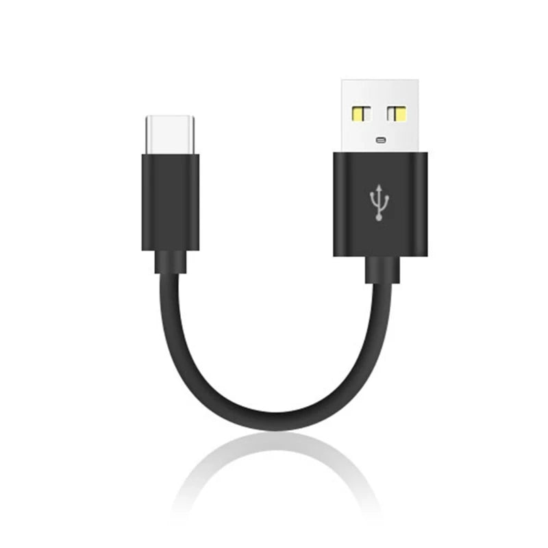 10cm Short USB to USB-C Fast Charging & Data Cable USB-C Charging Cable HIP