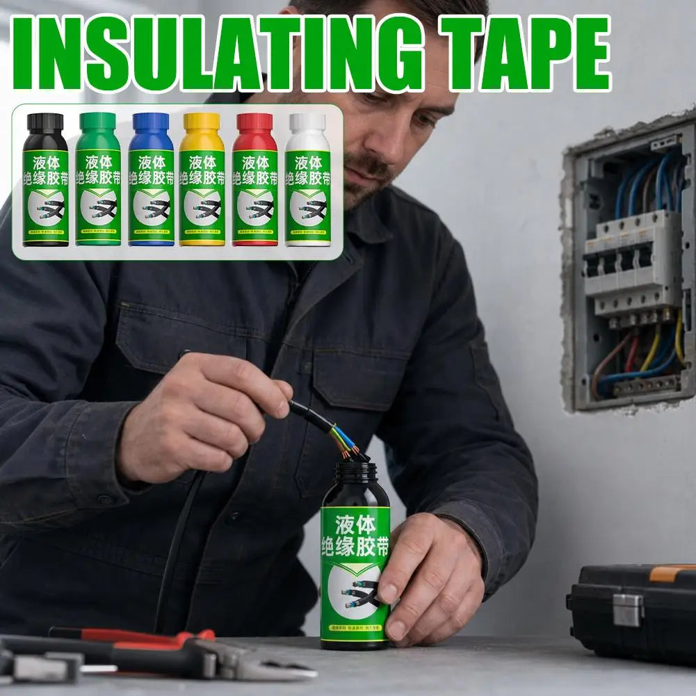 Waterproof Liquid Electrical Tape Insulating Tape Rubber Liquid Insulation Wire Cable Coat Fix Line Glue Sealant HIP