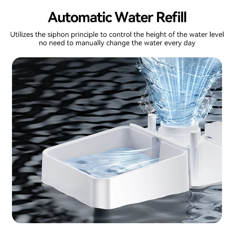ROJECO 8.5L Automatic Pet Feeder Water Fountain WIFI APP Remote Control Smart Dog 5L Food Dispenser 3.5L Gravity Water Drinker ﻿ HIP