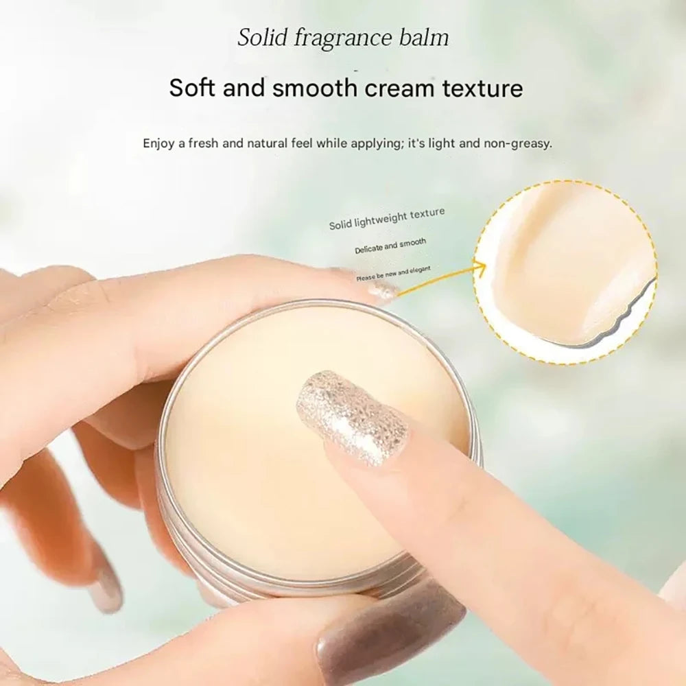 Long Lasting Scent for Romantic Souls For Dating Ladies Solid Perfume Exquisite Floral Solid Balm Jasmine Lavender Gardenia Rose HIP