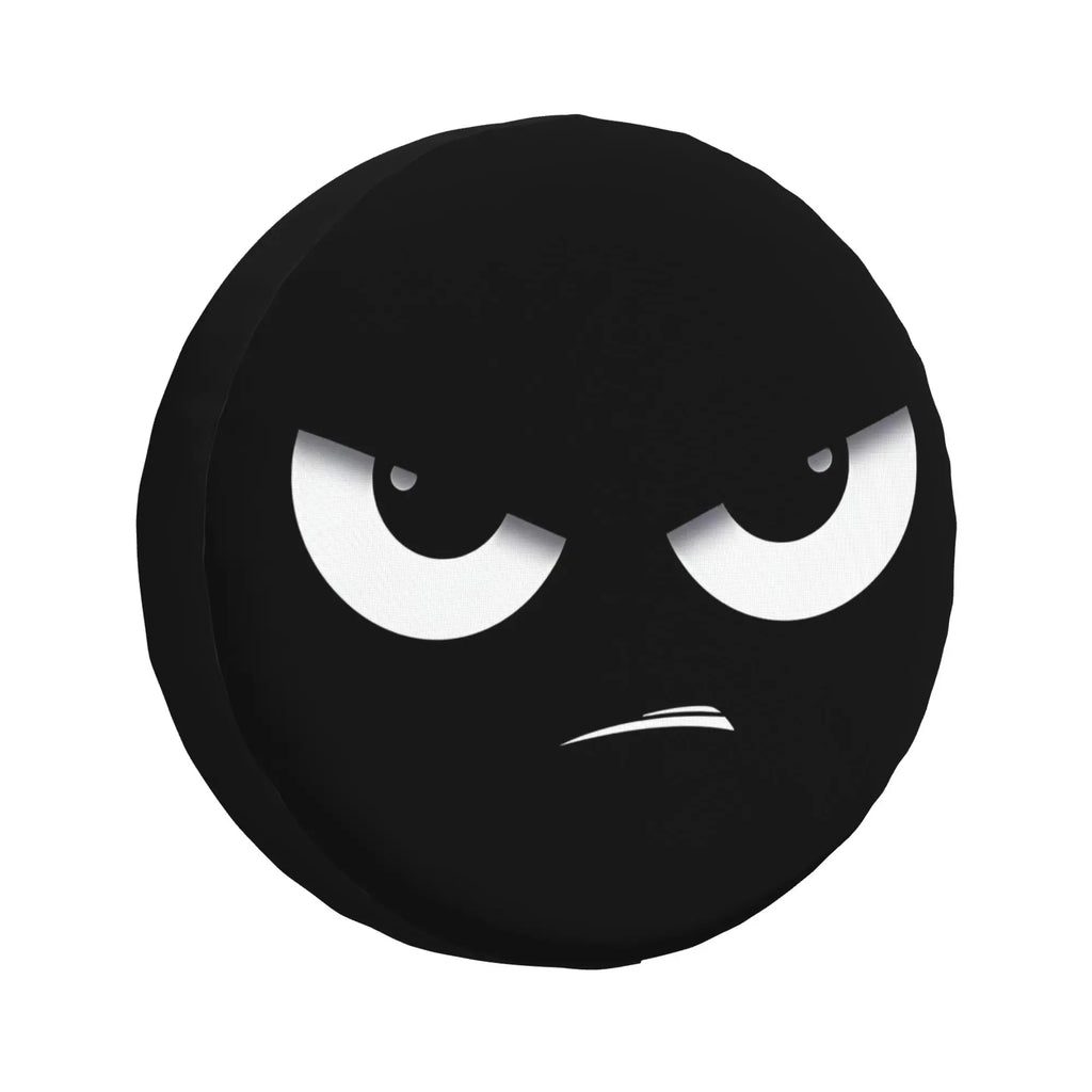 Angry Face Spare Tire Cover – UV Proof, 14–17 Inch, SUV Truck Spare Tire Cover HIP 1 14 in