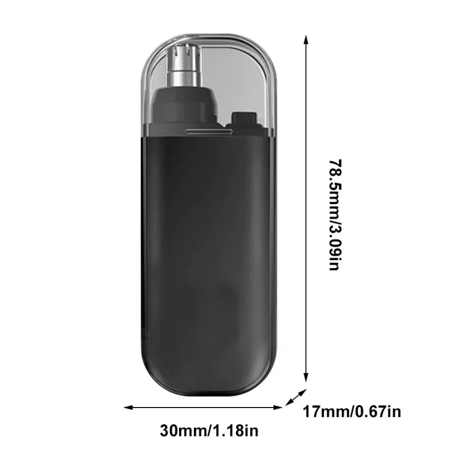360° Dual-Blade Ear & Nose Hair Trimmer for Men | HIP Nose & Ear Trimmer HIP black