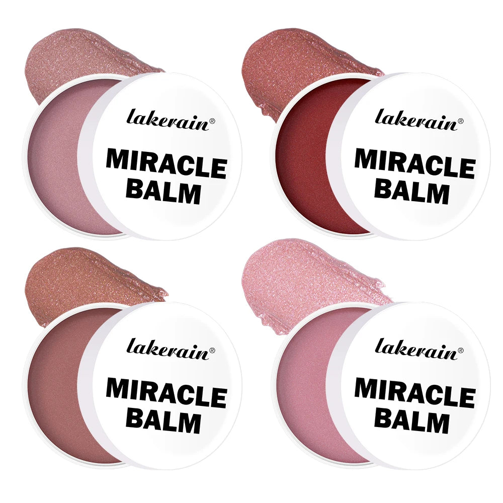 Miracle Balm Multi Glow Balm Cream Blush for Cheeks Blush Balm Face Makeup Radiant Finish Hydrating Creamy Lightweight Cosmetic HIP