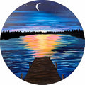 Moonlit Lake Spare Tire Cover – Polyester RV & Camper Wheel Spare Tire Cover HIP Acquiesce 16 in