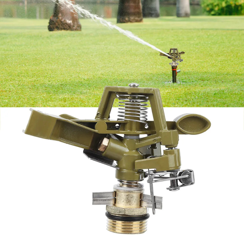 G3/4in Male Thread 360 Degree Rotating Sprinkler Sprayer Nozzle for Garden Lawn Irrigation Garden Sprinkler Irrigation Sprinkler HIP