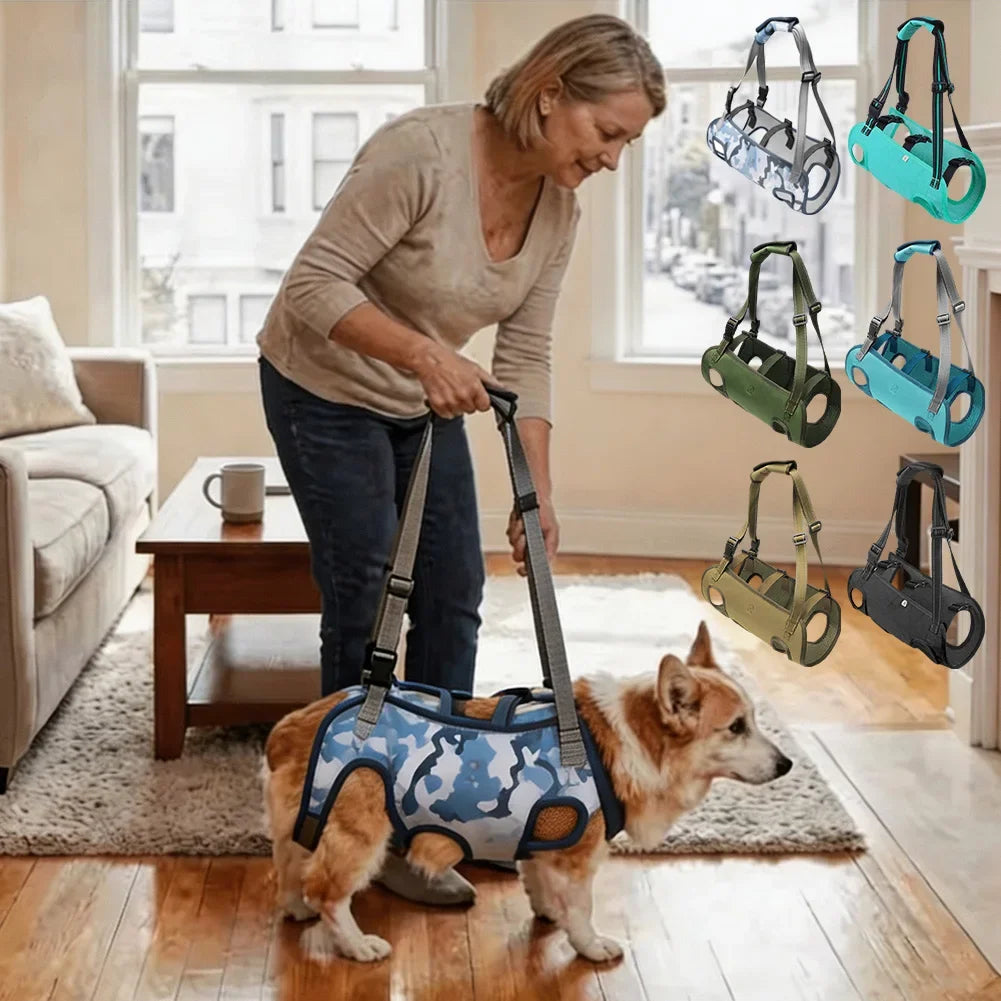 S-2XL Adjustable Padded Handle Strap Dog Lift Strap Elderly Disabled Dog Rehabilitation Walker Support Strap Pet Supplies HIP