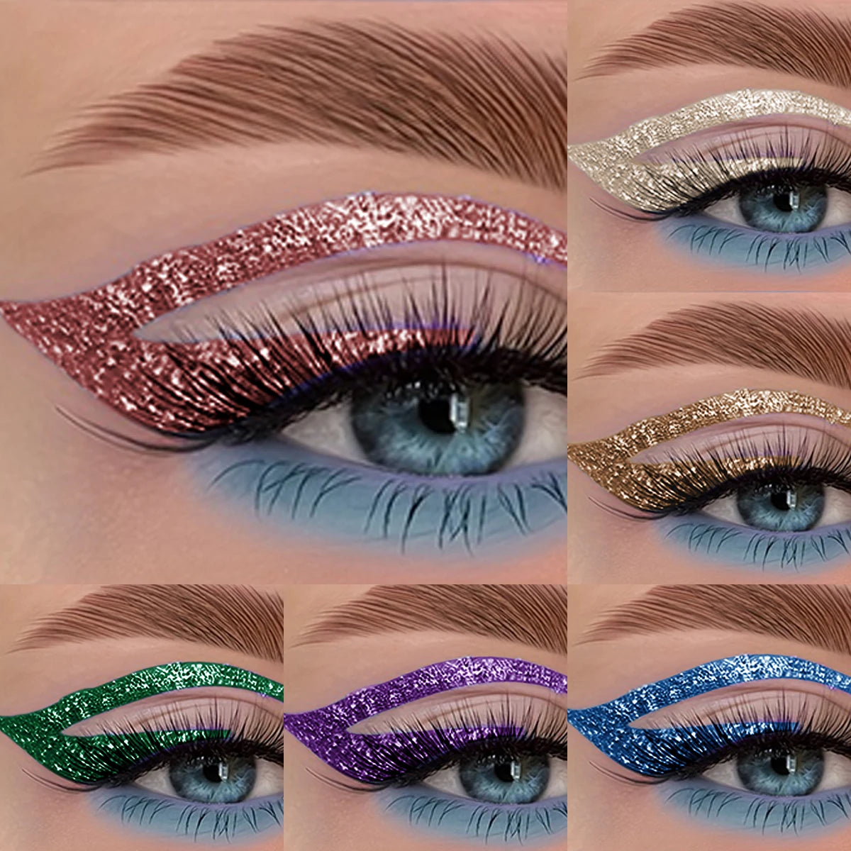 FUNPARK Glitter Liquid Eyeliner Pen – Waterproof & Long-Lasting Glitter Liquid Eyeliner HIP