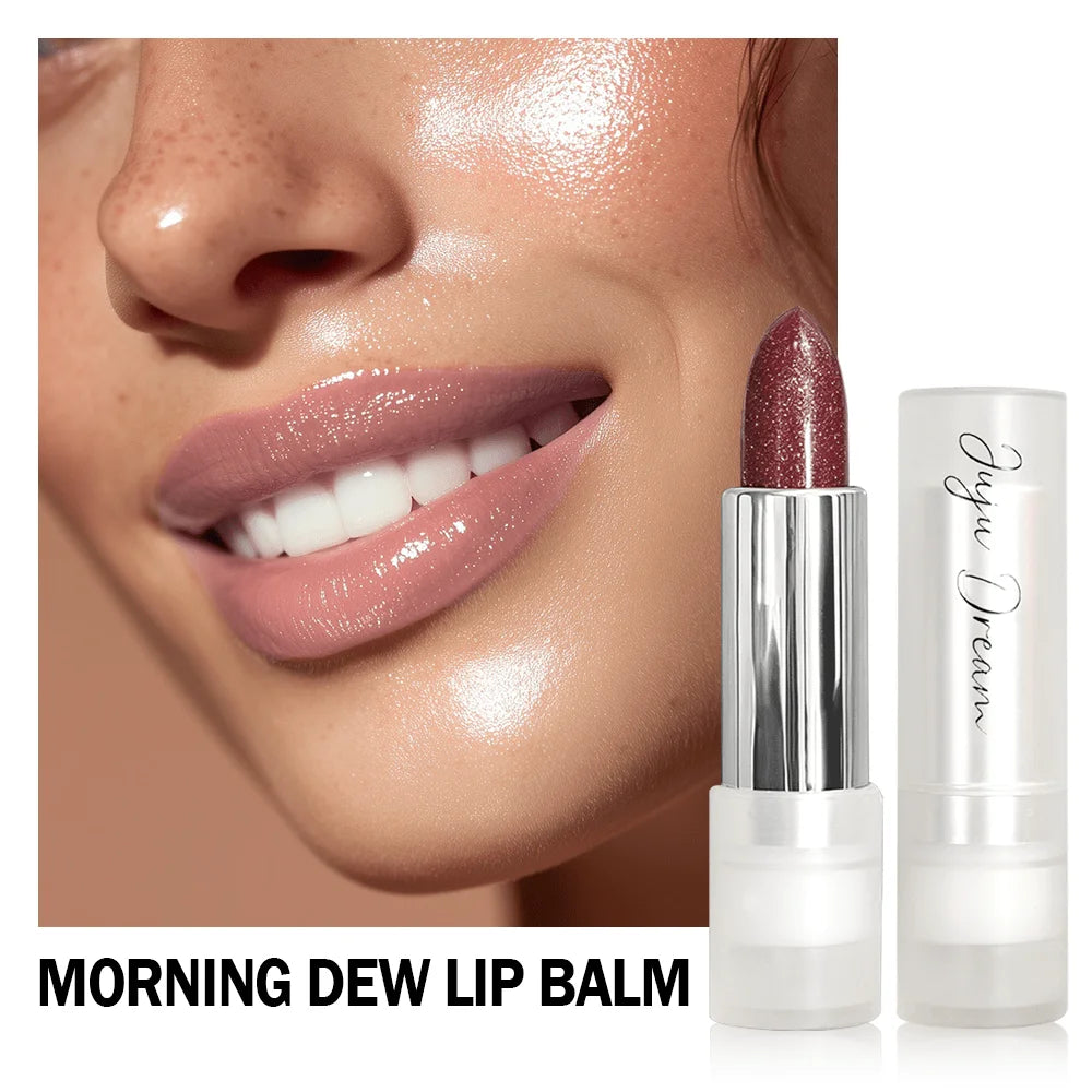 JUJU Dream Shimmer Metallic Lipstick – Dark Red Glitter Gloss Shimmer Metallic Lipstick HIP