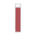 2.8mm Deep Hole Carpenter Pencil with Built-In Sharpener Carpenter Pencil HIP Red--6PCS Refills