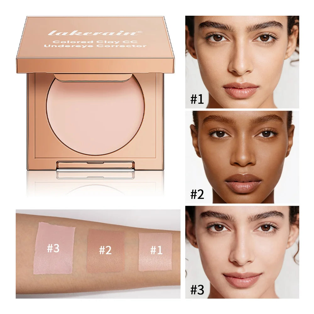 Eye Concealer Corrector With Brush Moisturizing Natural Foundation Long Lasting Waterproof Cover Dark Circles Under Eye Makeup HIP