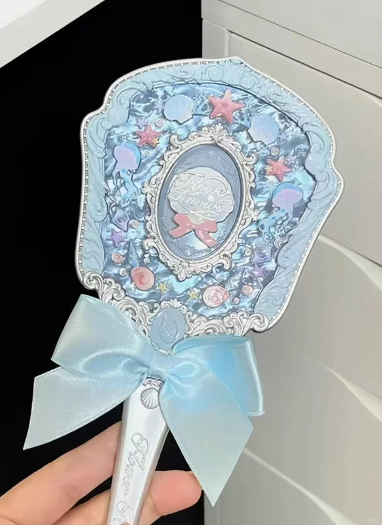 Flower Knows Shell's Jewel Handheld Compact Makeup Mirror Handheld Makeup Mirror HIP