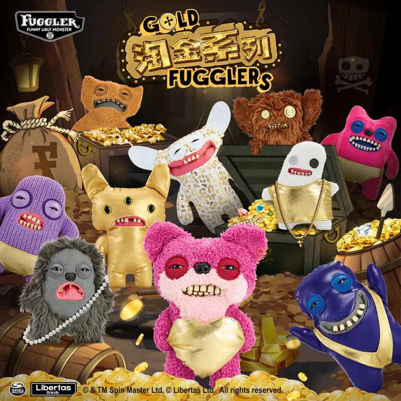 Fuggler Gold Rush Series Funny Ugly Monster Plush Toy Collectible Plush Toy HIP
