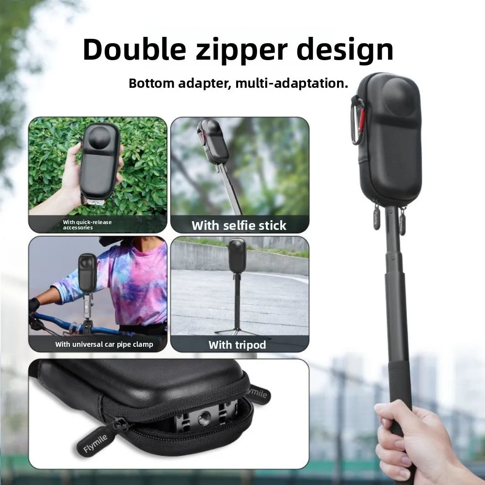 PU Travel Case for Insta360 X5 – Shockproof Camera Bag Camera Travel Case HIP