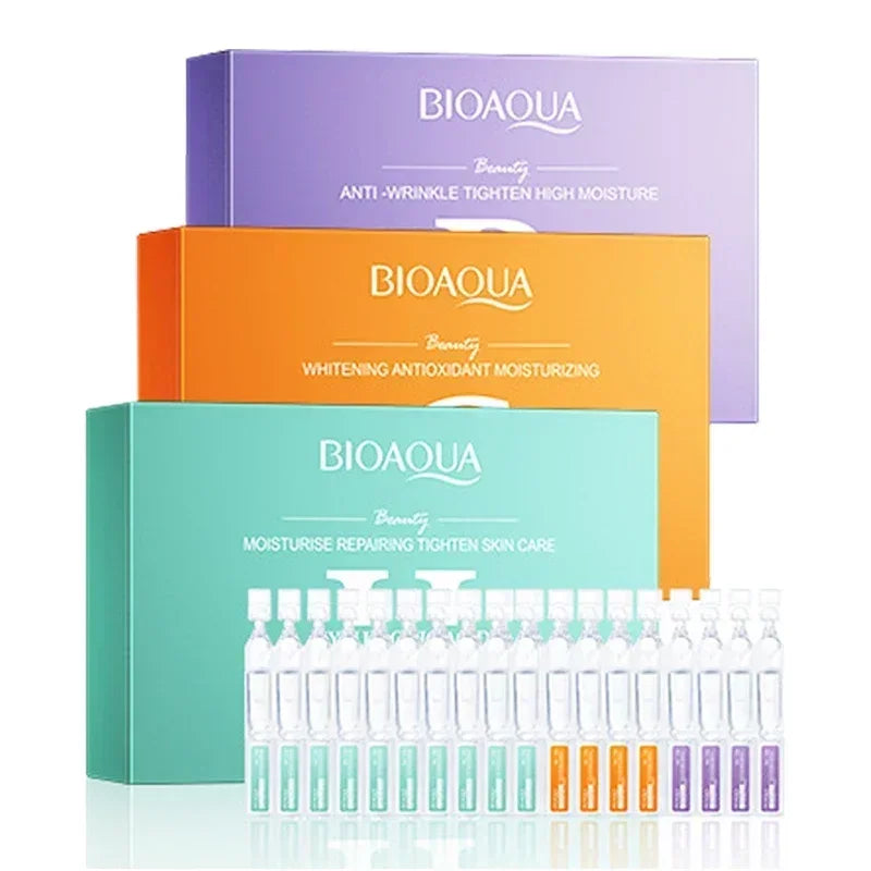 BIOAQUA Retinol Vitamin C Hyaluronic Acid Face Serum 30pc Facial Serum Ampoules HIP