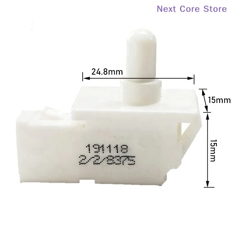 Refrigerator Door Light NC Push Button Switch | HIP Appliance Switch HIP