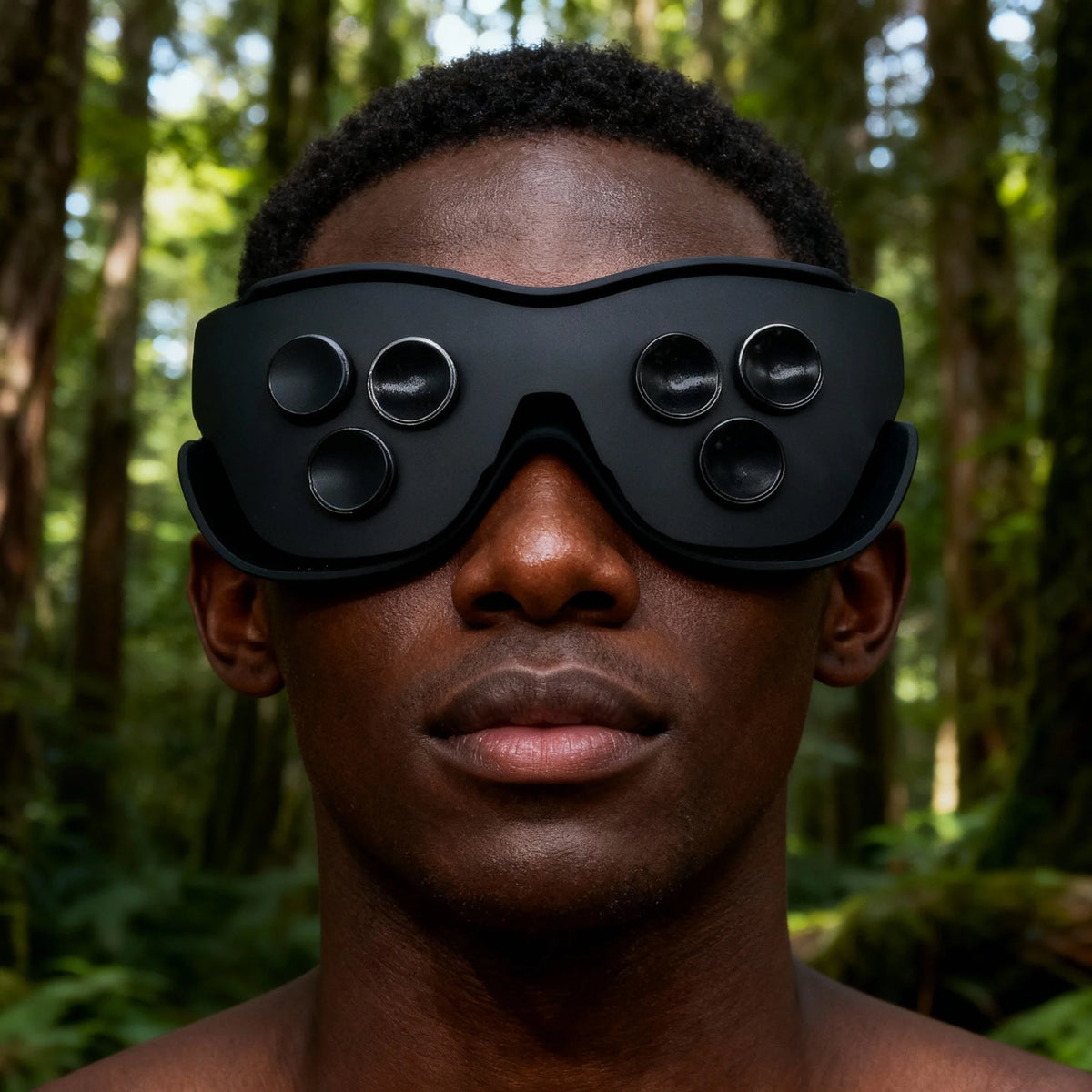 AI VR Glasses Lens Cover Dustproof Anti Scratch Protector Cap Headset Accessories Black Silicone Shade Mask Cover HIP