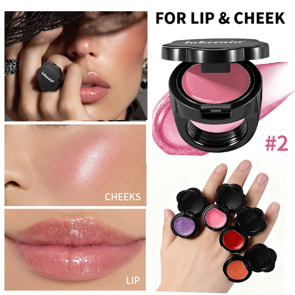 Ring- Lipstick For Lip Cheek Style Beauty Jewelry Makeup Long Lasting Moisturize Nourish 2026 Fashion Cosmetic Accessories HIP