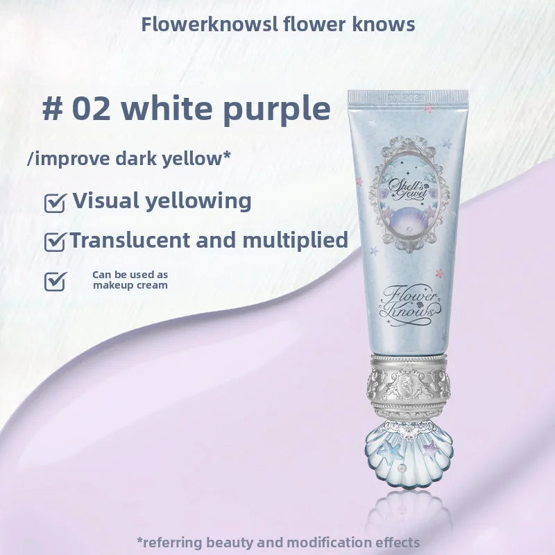 Flower Knows Shell Pearl Color Correcting Primer & BB Cream Color Correcting Primer HIP 02-45ml