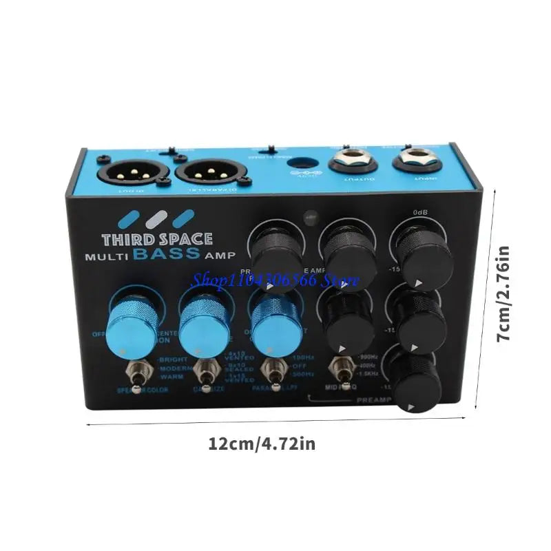 02DD Bass Cabinet Simulator – Compact Metal Housing Pedal Bass Effects Pedal HIP