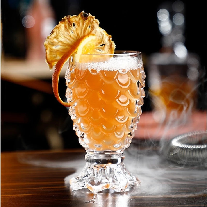 220ml Mermaid Glass Cup – Fish Tail Fish Scale Drinkware Novelty Drinking Glass HIP