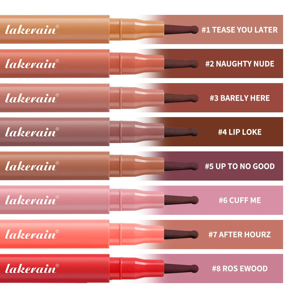 8 Colors Lip Lingerie Lip Liner Long Lasting Waterproof Stain Transfer Proof Smudge Resistant Color No Bleed Formula Cosmetics HIP