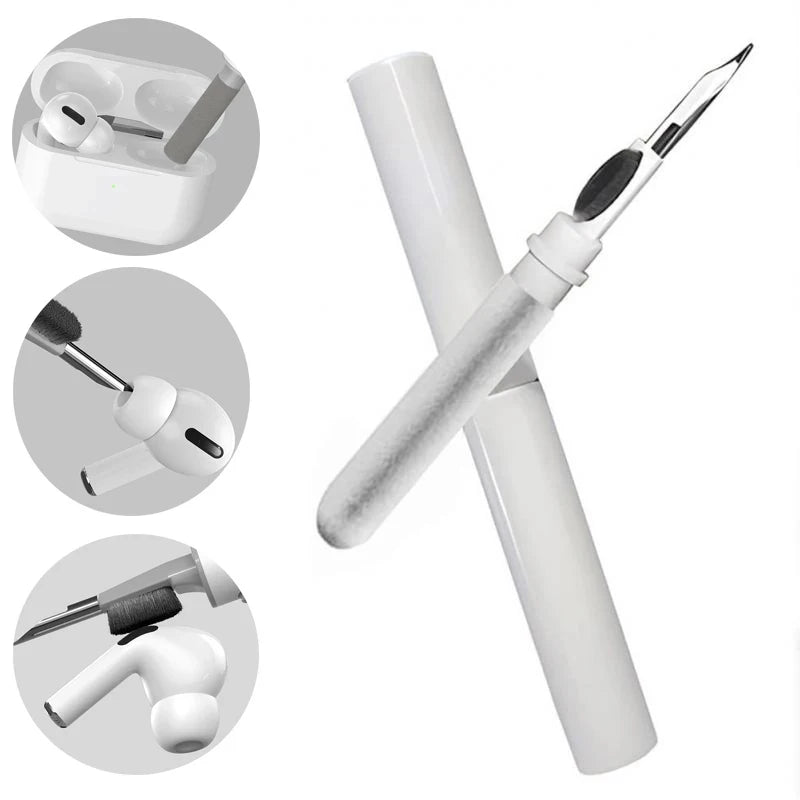 3-in-1 Cleaning Pen for Phones, Earphones & Tablets Electronics Cleaning Tool HIP