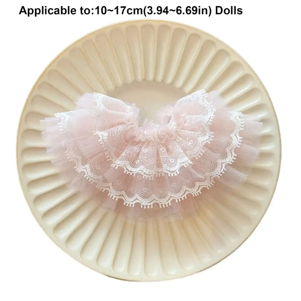 Retro Lace Princess Doll Skirt – Fits 10–17cm BJD Dolls Doll Clothing Accessory HIP