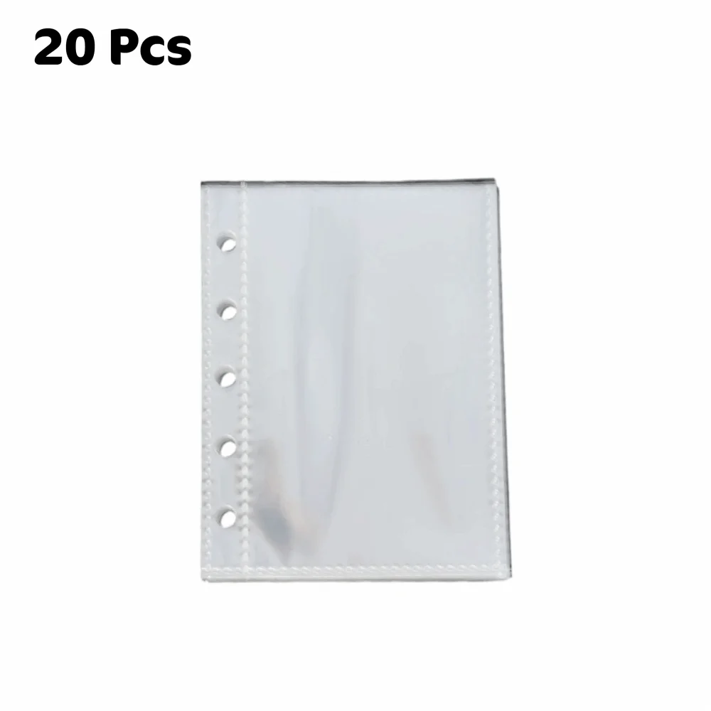M5 PU Leather Card Book – 20-Page Idol & Photo Card Album Card Collection Album HIP Inner Pages