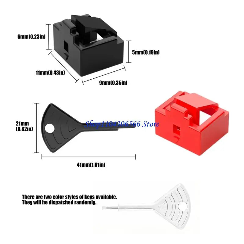 10-Pack RJ45 Dust Plugs – Ethernet Port Protectors Network Port Protectors HIP