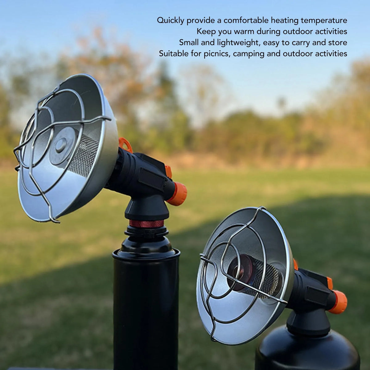 Outdoor Butane Mini Heater Small Portable Lightweight Warmer for Tent Camping Traveling BBQ Picnic Small Outdoor Butane Heater HIP