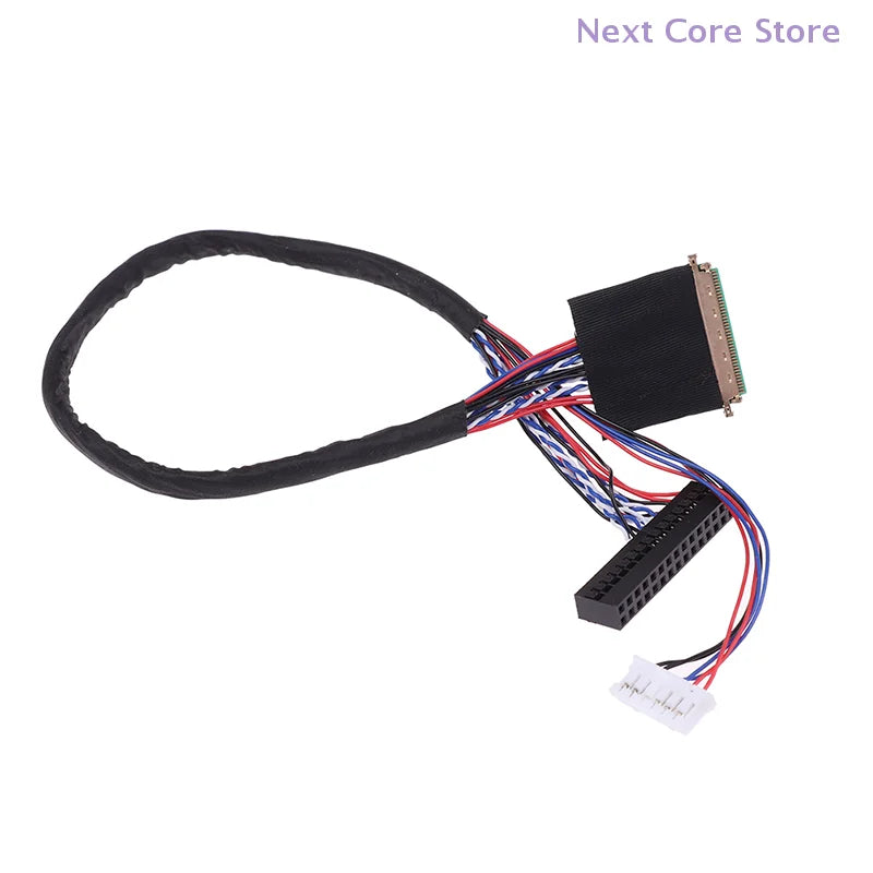 40 Pin 6-Bit LVDS Screen Cable for LED LCD Displays | 3.3V LVDS Display Cable HIP