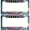 Shark Teeth License Plate Frame – Rust-Proof Metal Car Frame License Plate Frame HIP 1