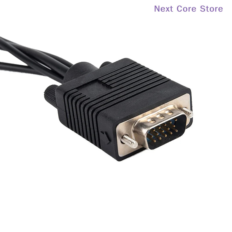 VGA to S-Video & AV TV-Out Converter Cable Adapter Video Converter Cable HIP