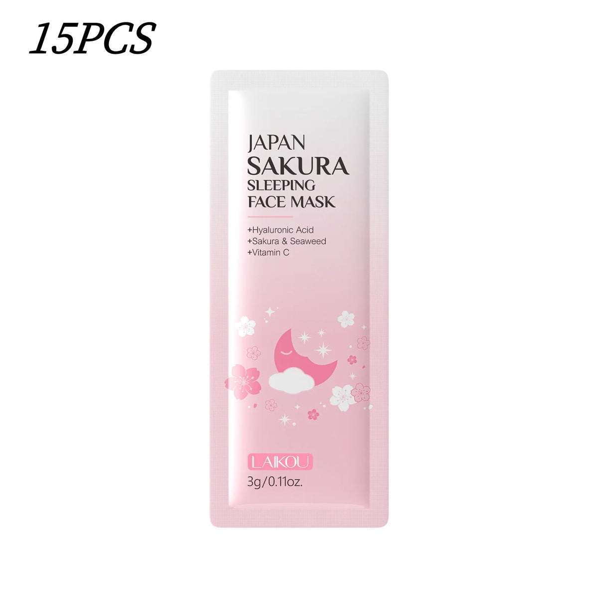LAIKOU Sakura Overnight Sleeping Mask – Hydrating & Brightening Overnight Sleeping Mask HIP 02
