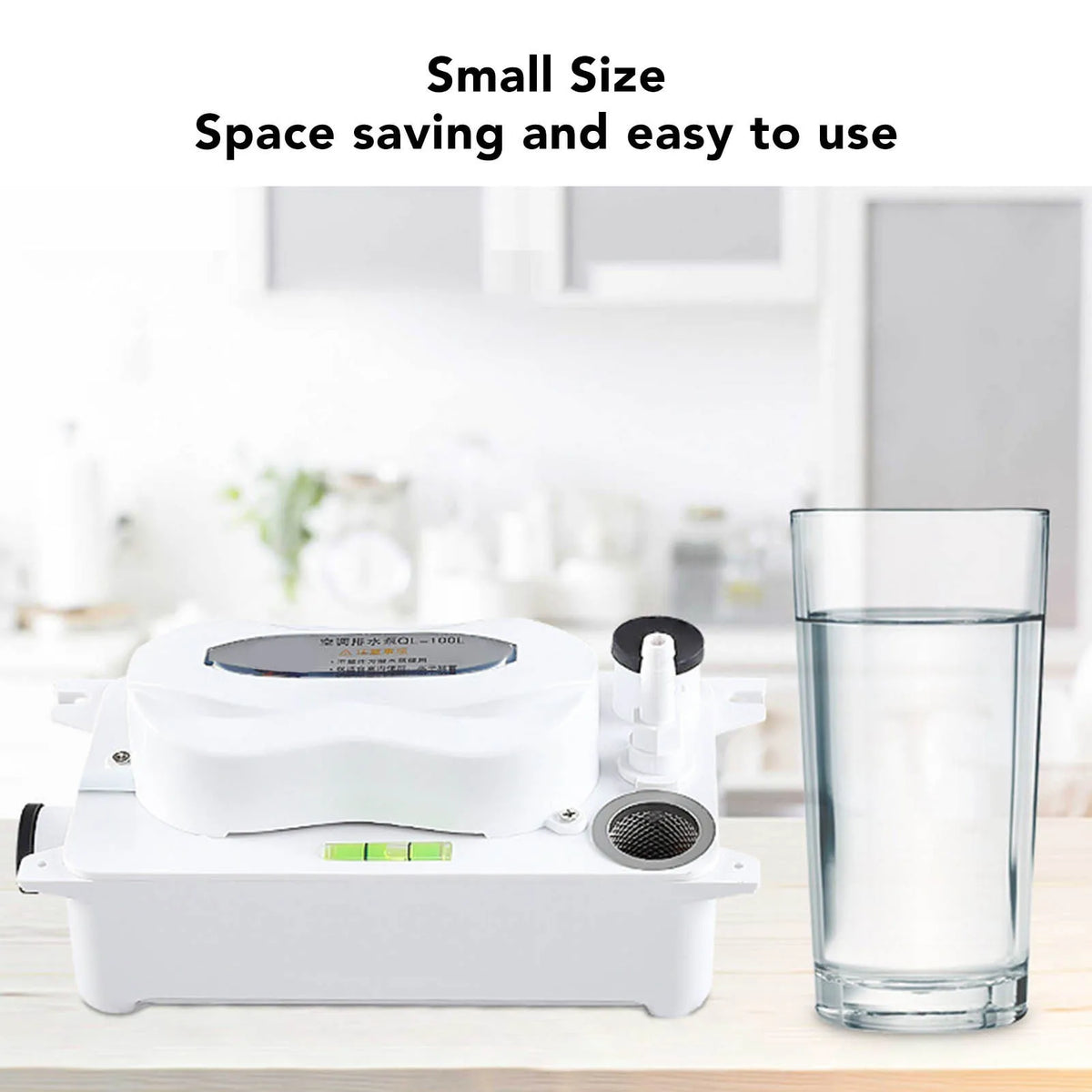 HVAC Water Drain Pump Air Conditioning Drain Pump HVAC Condensate Removal with 600ml Storage AC110‑240V 100L/H HIP