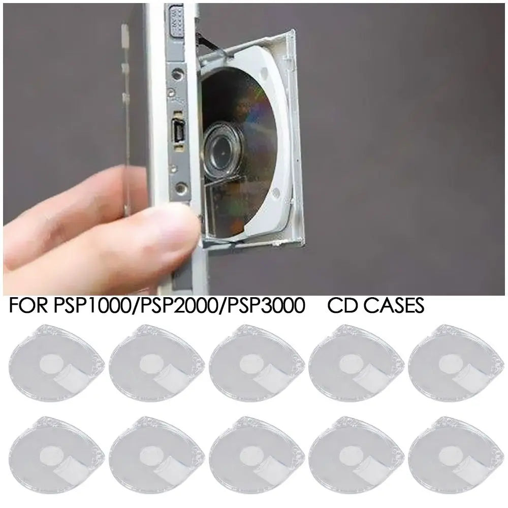 10-Pack PSP UMD Replacement Disc Cases – Protective Shells Game Disc Cases HIP